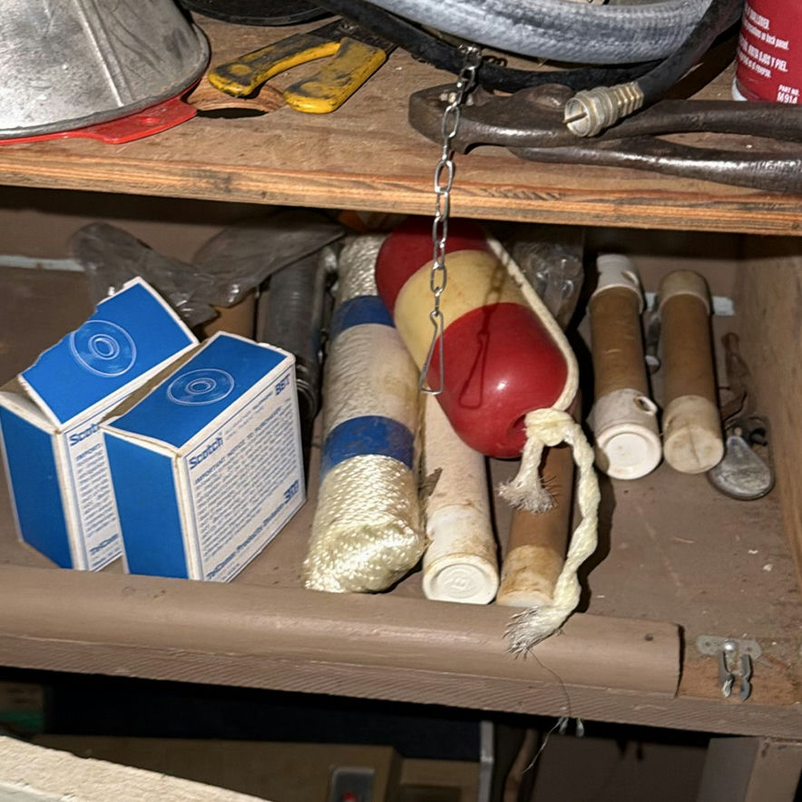 Assorted tools, hardware, and workshop supplies - image 7 of 8