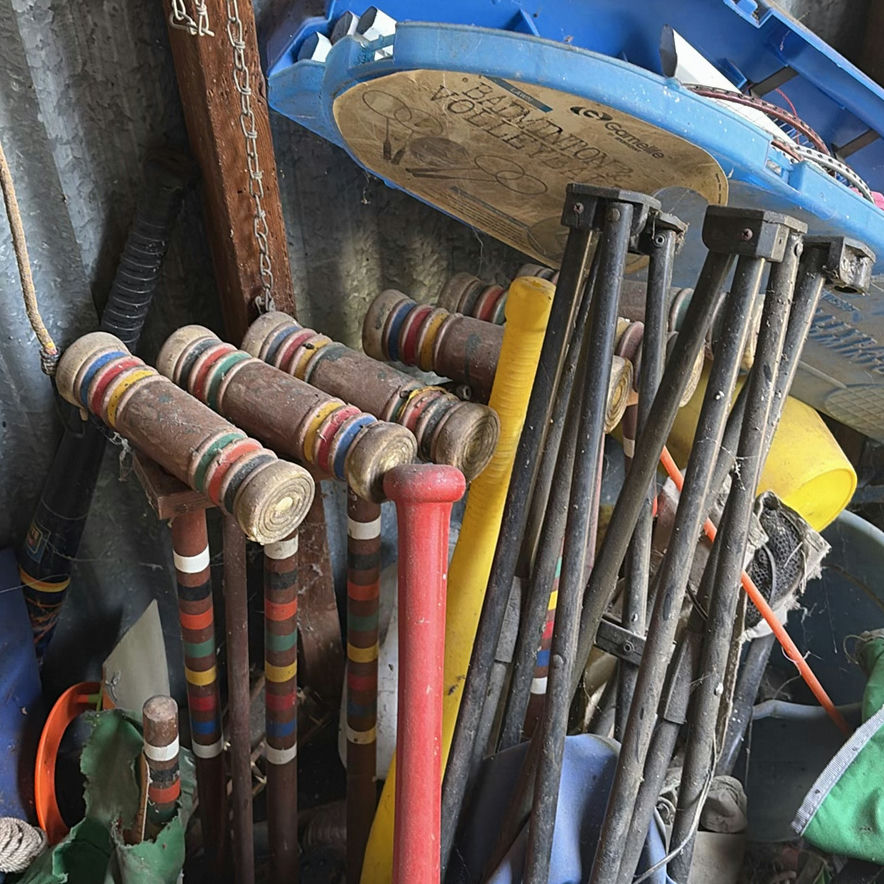 Chairs, sports gear, and garden tools collection - image 6 of 11