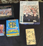 Assorted Board Games, Jigsaw Puzzles, Dominoes, and Trading Card Pack - thumbnail 2 of 9