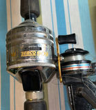Four fishing rods with reels - thumbnail 4 of 6