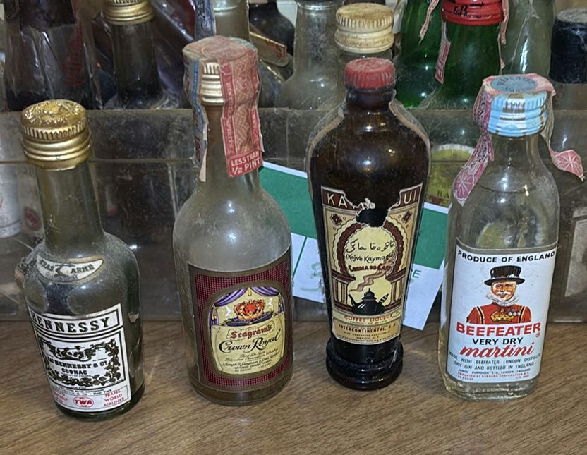 Antique assortment of miniature liquor bottles - image 5 of 7