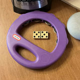 Blender, automatic can opener, purple circular device with dice, and assorted small electronics - thumbnail 2 of 7