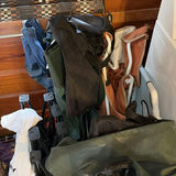 Stacked Folding Camping Chairs with Bags and Gear - thumbnail 3 of 5