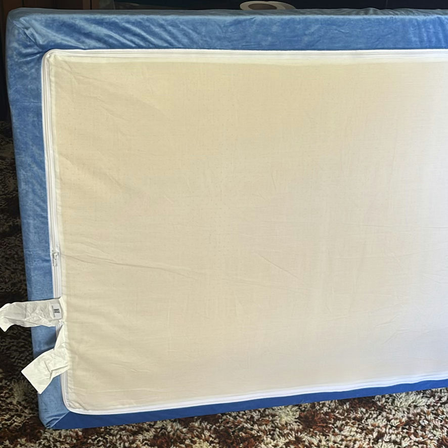 Mattress and Metal Bed Frame - image 5 of 7