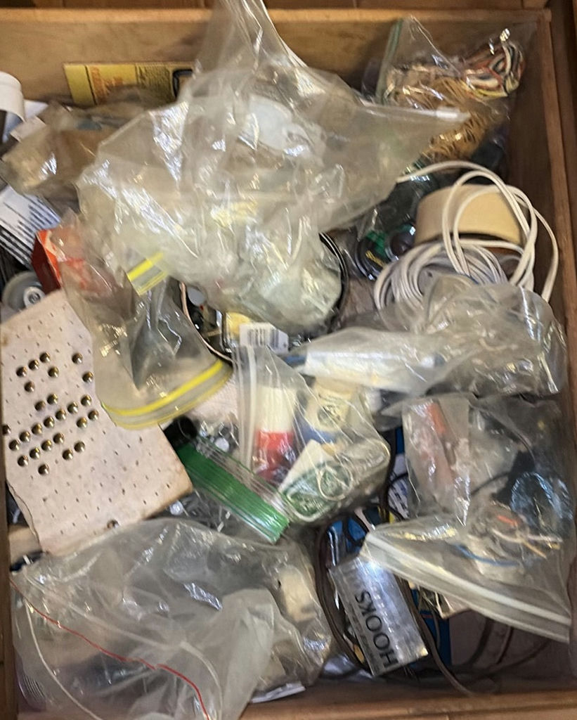 Assorted hardware and electrical components - image 1 of 8