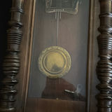 Antique wooden pendulum wall clock - thumbnail 3 of 7