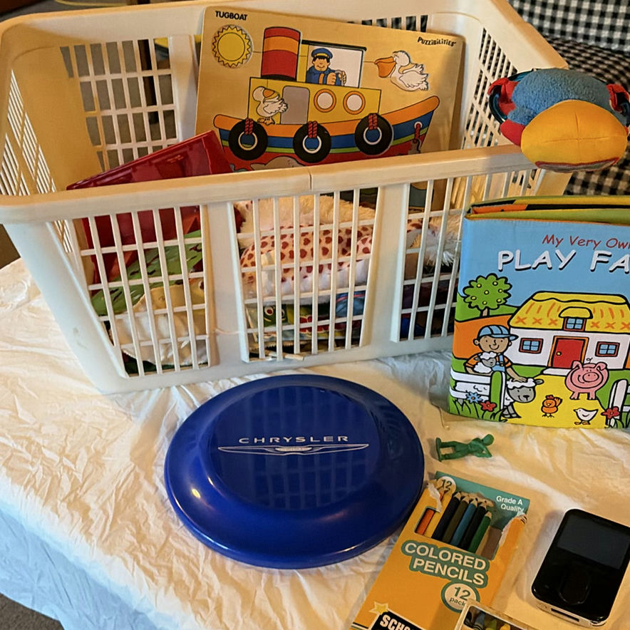 Assorted children's toys and art supplies - image 6 of 7