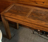 Oak rectangular coffee table with paneled top - thumbnail 2 of 6