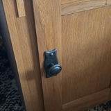 2 Wooden end tables with storage cabinet - thumbnail 3 of 11