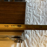 Vintage GE wood-veneer CRT television with two VTech handheld devices - thumbnail 6 of 6