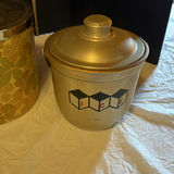 Stainless steel barware set with ice bucket and shaker - thumbnail 4 of 7