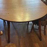 Wooden dining table with chairs - thumbnail 5 of 9