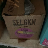 Box of plastic forks and cleaning supplies with miscellaneous household items - thumbnail 4 of 7
