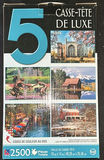 Assorted Jigsaw Puzzles, Board Game, and Wooden Block Set - thumbnail 3 of 8
