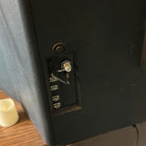 Vintage RCA XL-100 CRT television on wood media cabinet - thumbnail 6 of 6