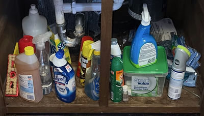 Assorted cleaning supplies - Image 1 of 5