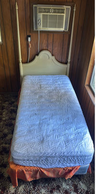 Single Bed Frame with Mattress and Box Spring - Image 1 of 5