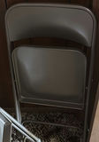 Stacked metal folding chairs - thumbnail 3 of 6