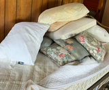 Brass daybed frame with mattress and pillows - thumbnail 6 of 6