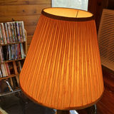 Brass table lamp with pleated shade and multi-head brass floor lamp - thumbnail 3 of 6
