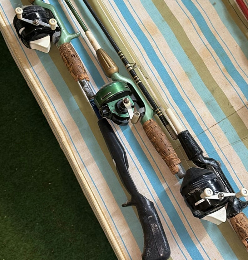 Fishing rods with reels - image 1 of 4