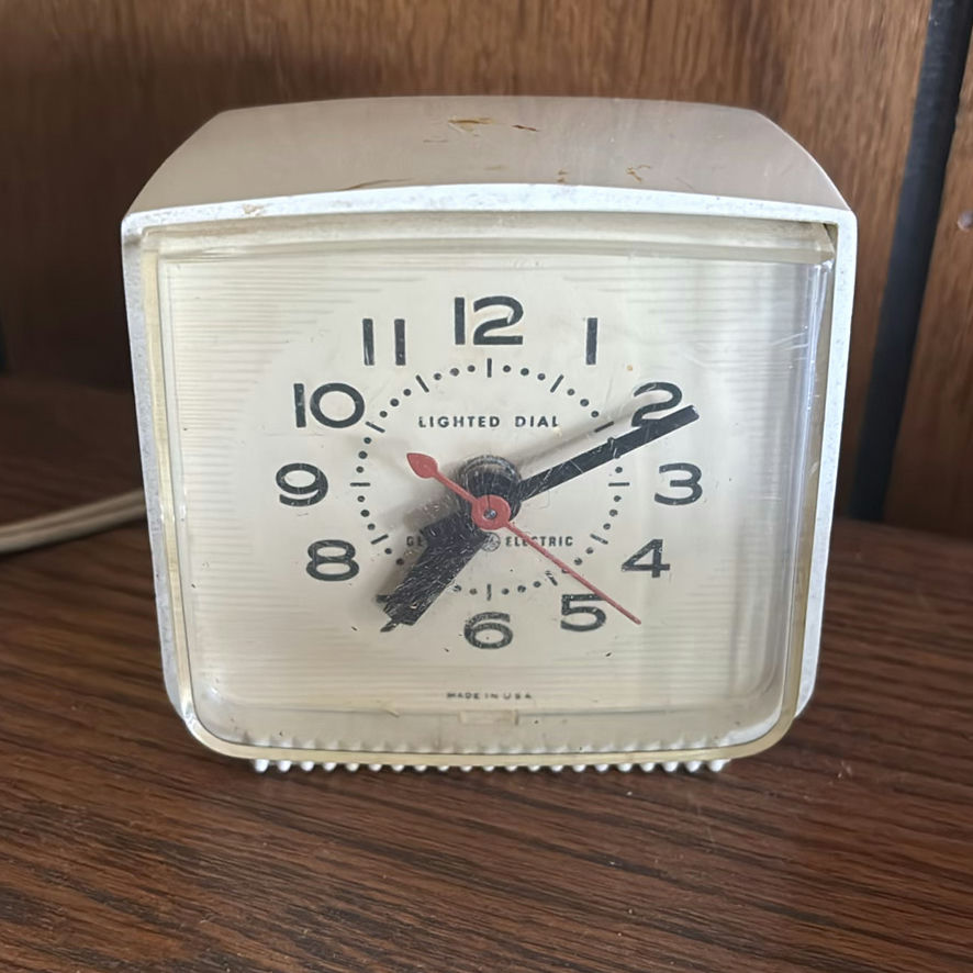 Wooden Two-Tier Side Table with Cosmo AM/FM Digital Clock Radio - image 9 of 13