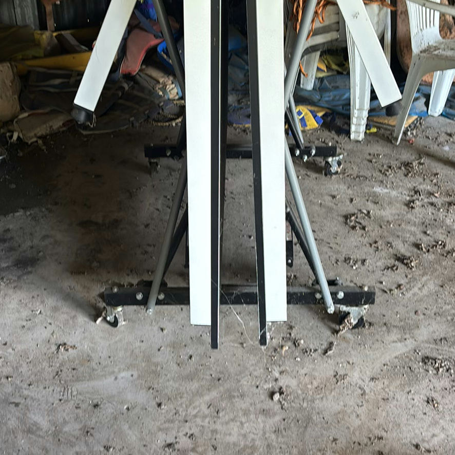 Prince ping-pong table with folding legs and paddles - image 4 of 10