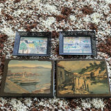 Set of Four Framed Vintage Coastal and Street Scene Art Prints - thumbnail 1 of 5