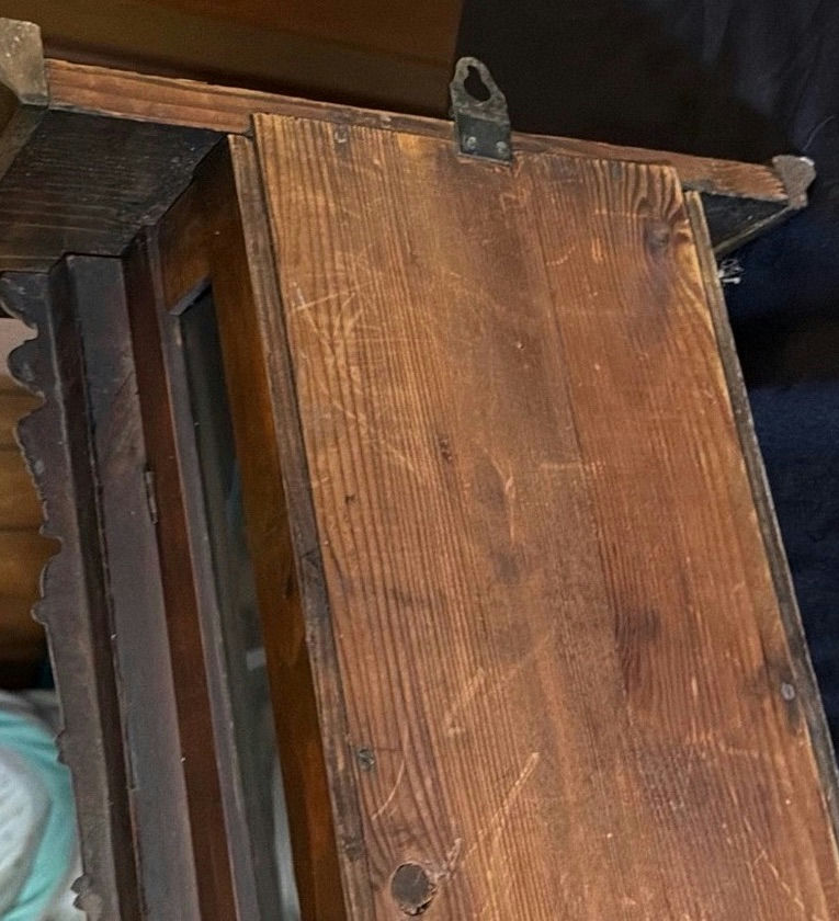 Antique wooden pendulum wall clock - image 7 of 7