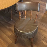 Wooden dining table with chairs - thumbnail 2 of 9