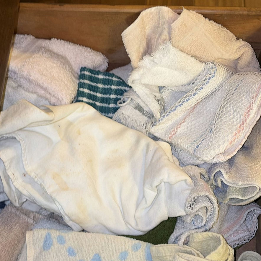 Assorted Towels and Linens in a Drawer - image 3 of 4