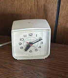 Wooden Two-Tier Side Table with Cosmo AM/FM Digital Clock Radio - thumbnail 8 of 13