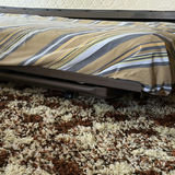 Brass daybed frame with mattress and pillows - thumbnail 5 of 6
