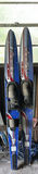 Pair of blue OBRIEN water skis with bindings - thumbnail 1 of 4