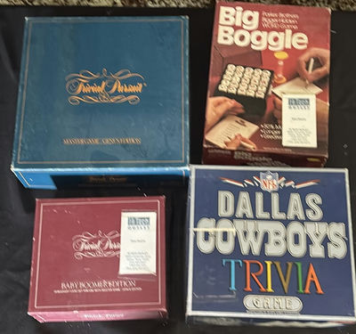 Boxed board games: Trivial Pursuit editions, Big Boggle, and Dallas Cowboys Trivia - Image 1 of 5
