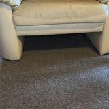 Cream Leather Armchair - thumbnail 4 of 5