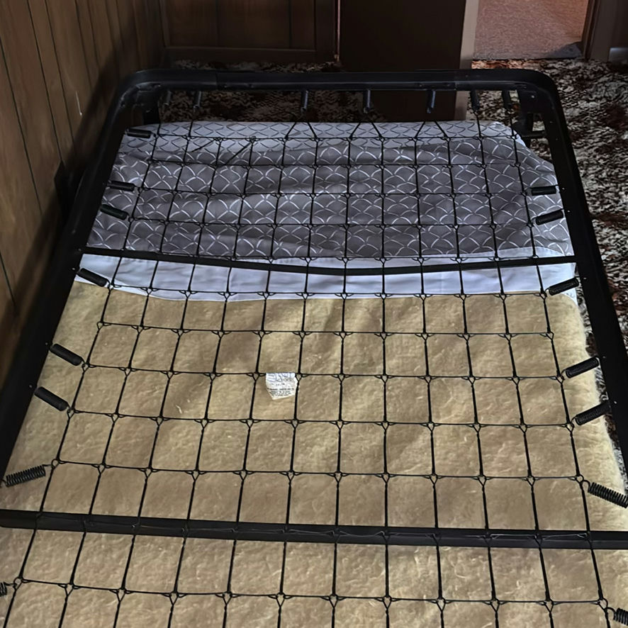 Mattress and Metal Bed Frame - image 3 of 4