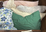 Foldable baby bassinet/rocker with bedding and accessories - thumbnail 1 of 9