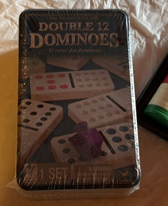 Double-12 Dominoes and Poker Chip Set - image 3 of 4