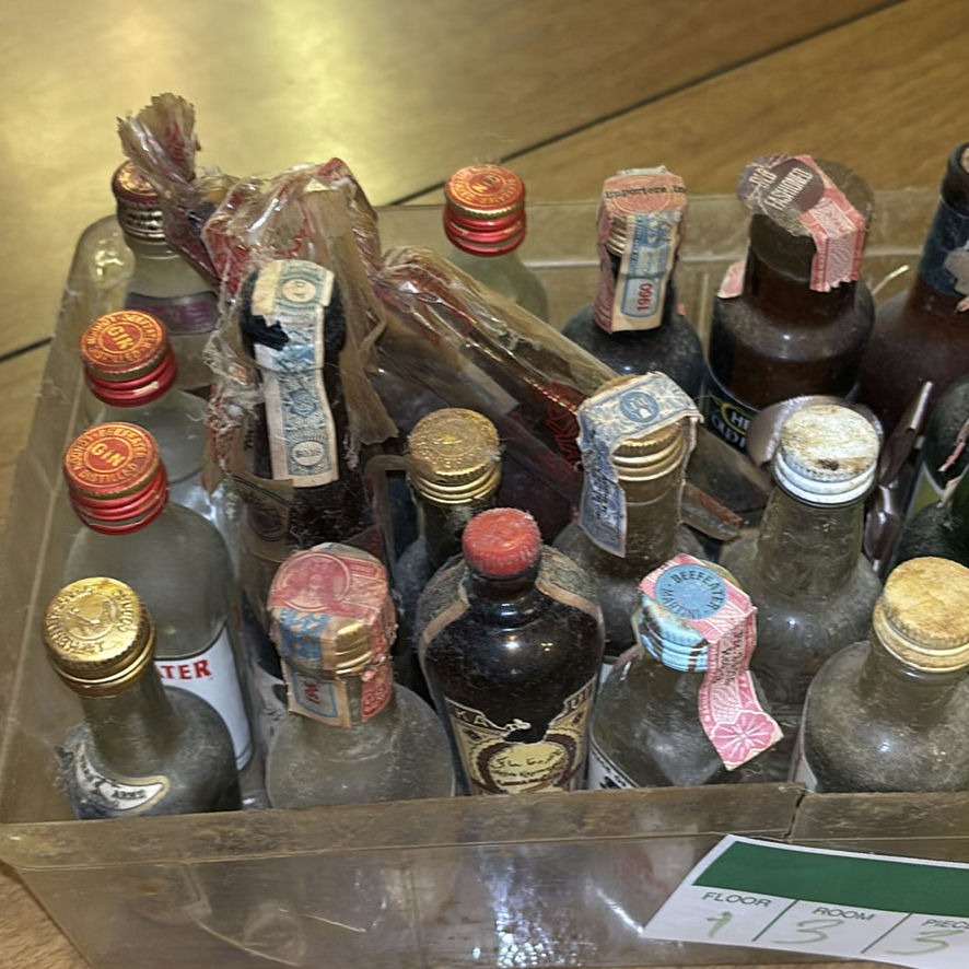 Antique assortment of miniature liquor bottles - image 4 of 7