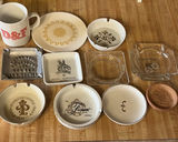Hotel-branded ceramic tableware and ashtrays - thumbnail 1 of 12